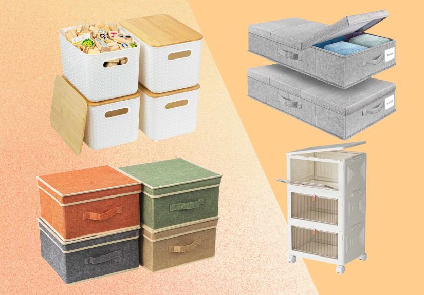 Pretty Amazon Storage Boxes That Cut Clutter