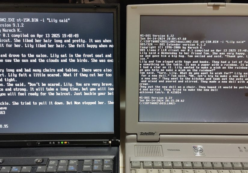 Will It Run Llama 2? Now DOS Can