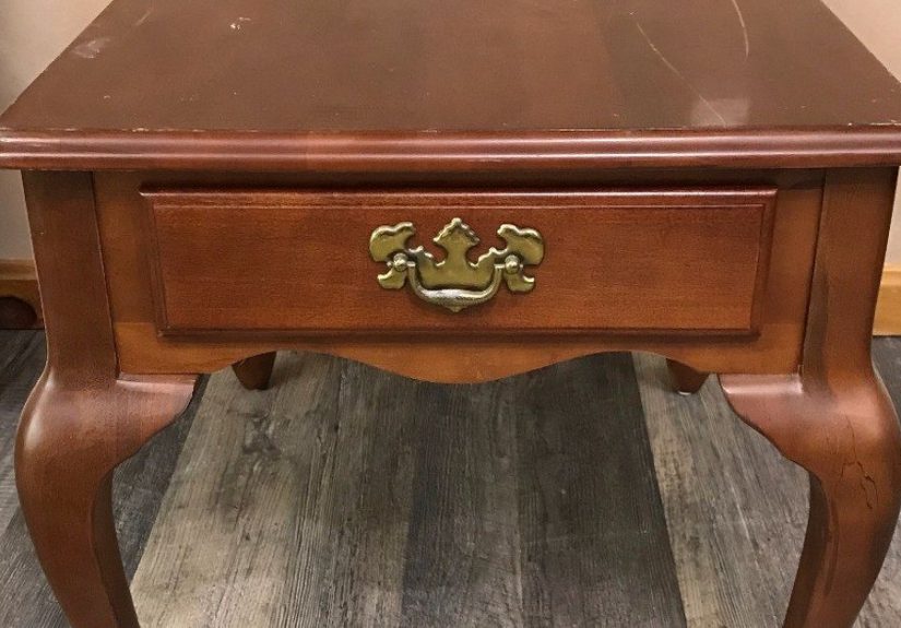 DIY Stained Artsy Sunflower Table