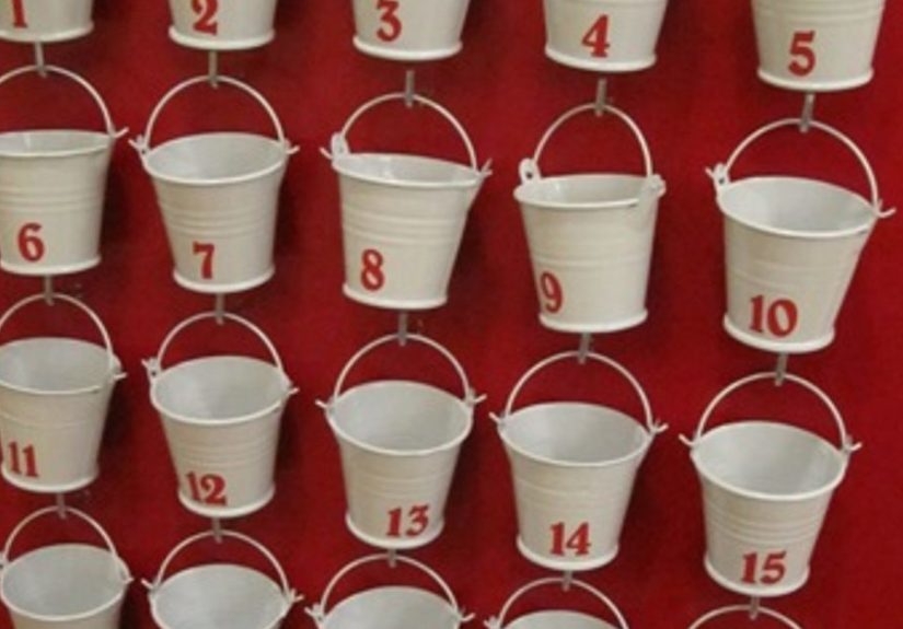 Dollar Store Advent Calendar