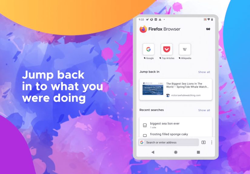 Firefox’s New Homepage Is All About Picking Up Where You Left Off