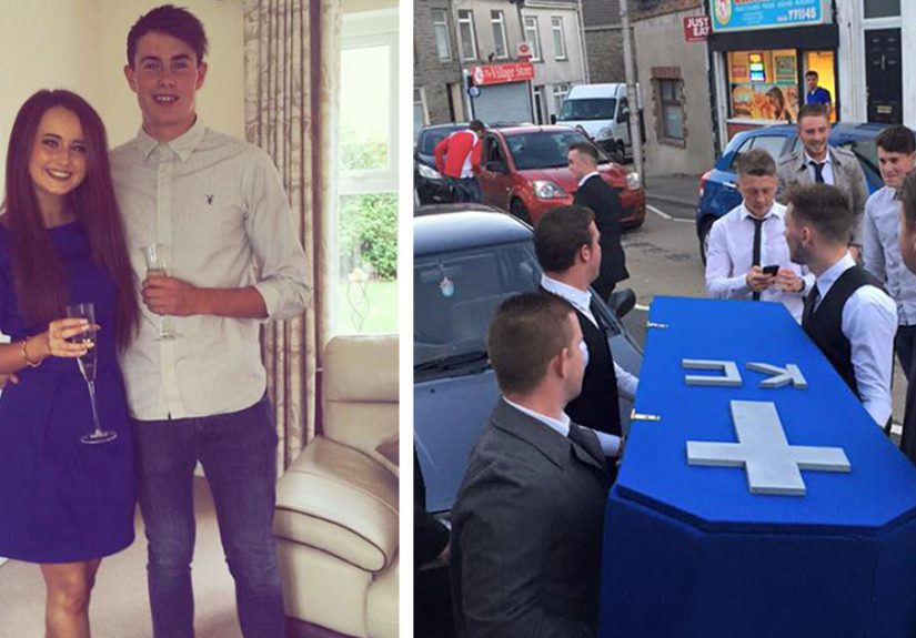 Friends Hold Fake Funeral For Friend Who Is Always With His Girlfriend