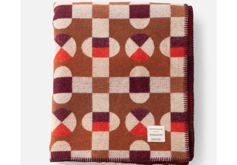 Schoolhouse x Pendleton® Hopscotch Wool Blanket