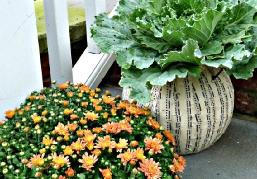 The Best Makeover for a $1 Plastic Pumpkin