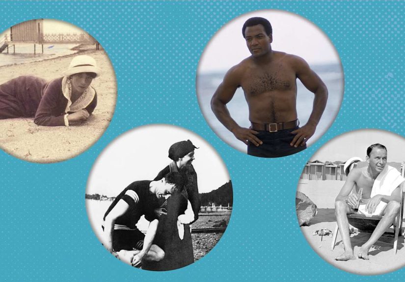 20 Fascinating Photos of Historical Figures at the Beach