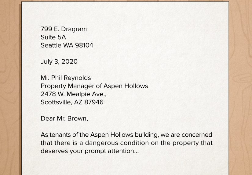 5 Ways to Write a Tenant Complaint Letter
