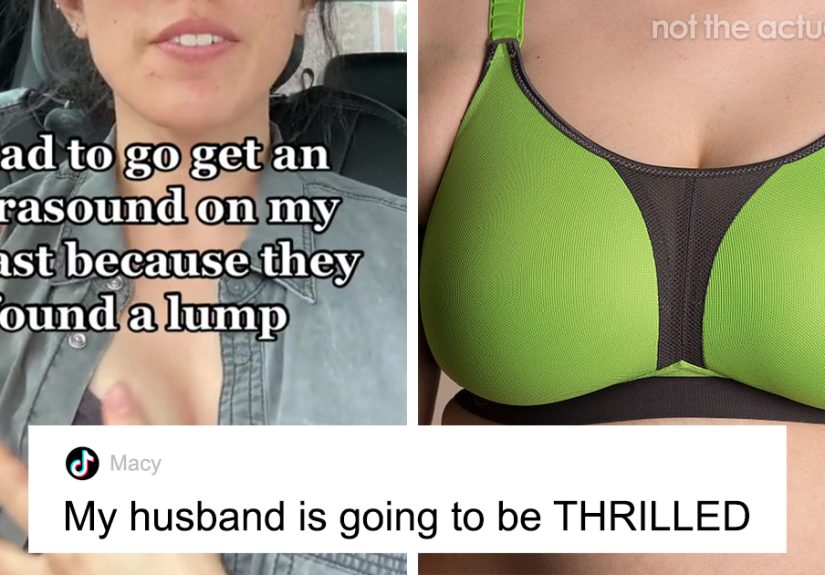 After Wearing Sports Bras Almost All Of The Time, This Woman Suddenly Finds A Strange Breast Lump, Decides To Enlighten Other Women Of Related Risks