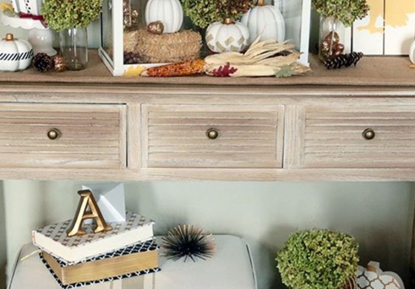 Antique Suitcase Makeover