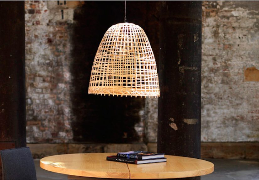 Bamboo Cloche Lights