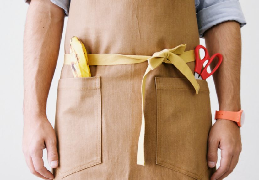 Chestnut Japanese Brown Denim Apron