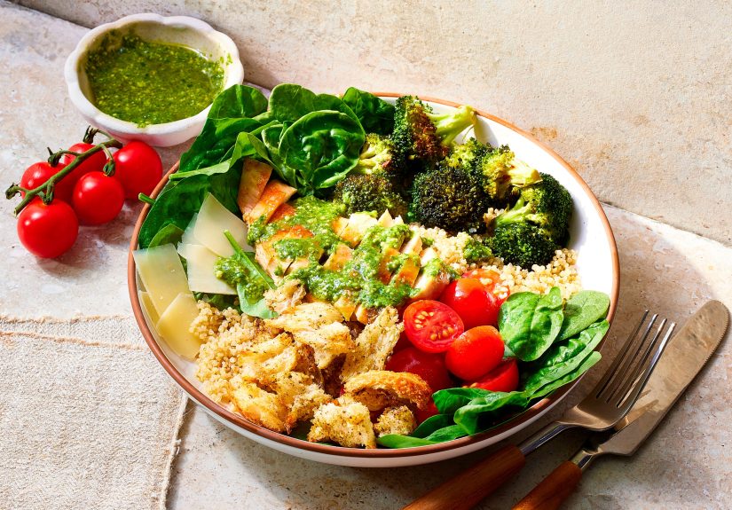 Copycat Sweetgreen Chicken Pesto Parm Bowls Recipe