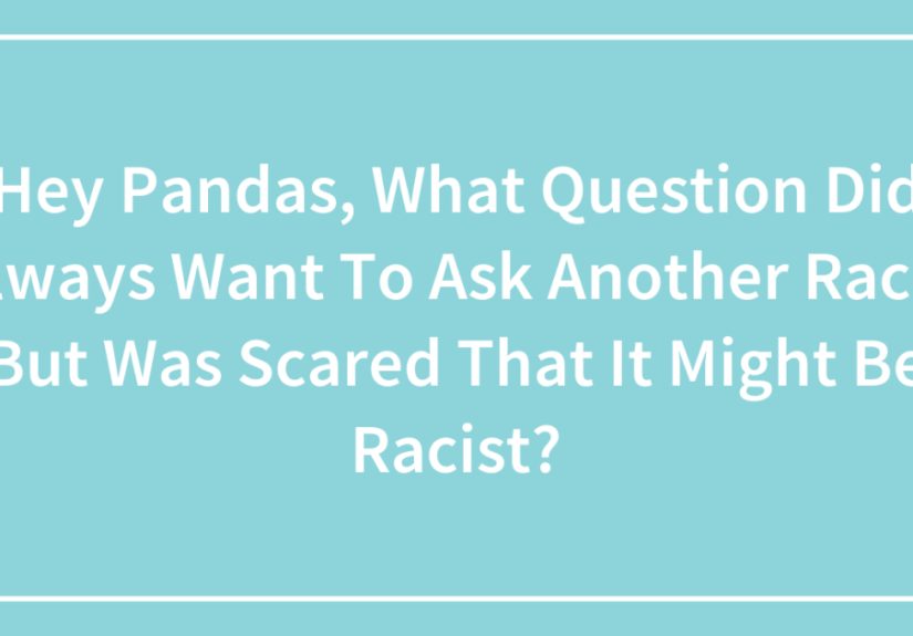 Hey Pandas, What Question Did Always Want To Ask Another Race, But Was Scared That It Might Be Racist?