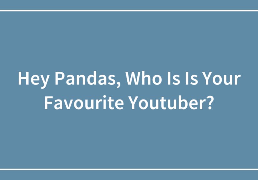 Hey Pandas, Who Is Is Your Favourite Youtuber?