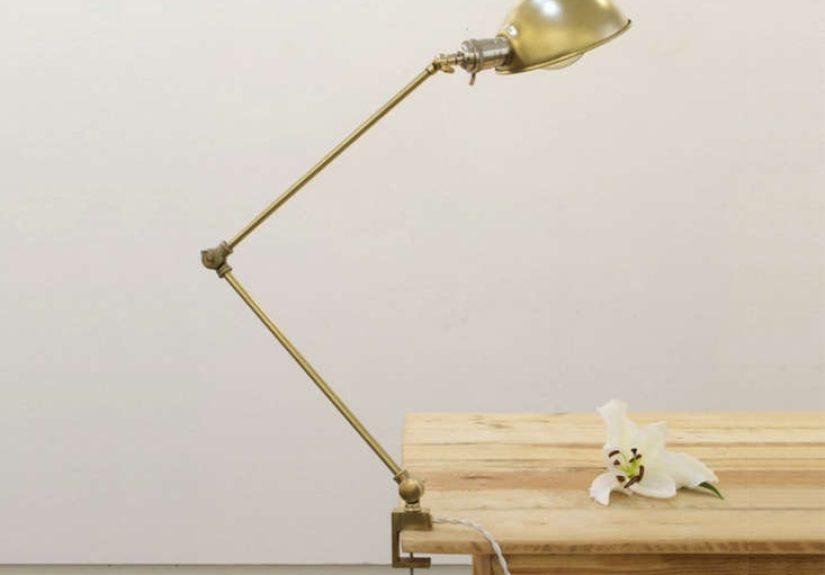 Hito Home Brass Clamp Lamp