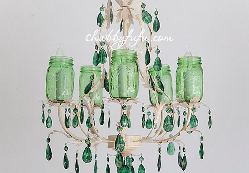 How To Make An Elegant Mason Jar Chandelier