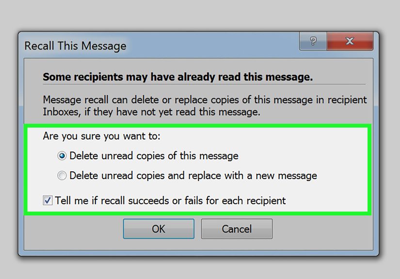 How to Recall an Email in Outlook: Unsend or Replace Messages