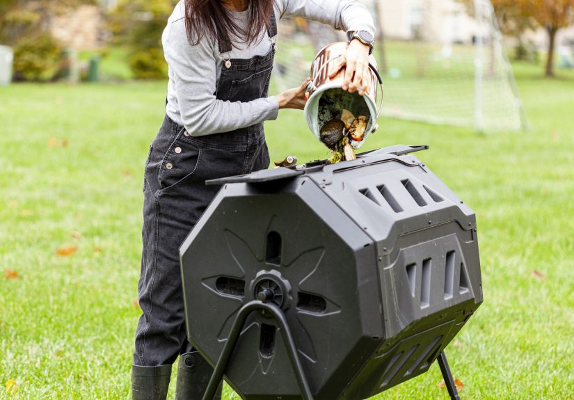 How to Use a Compost Tumbler to Turn Scraps Into Garden Nutrients