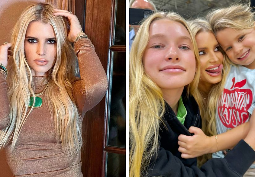 Jessica Simpson Mom-Shamed For “Weird Pose” With Daughters: “Stop With The Stupid Faces!”