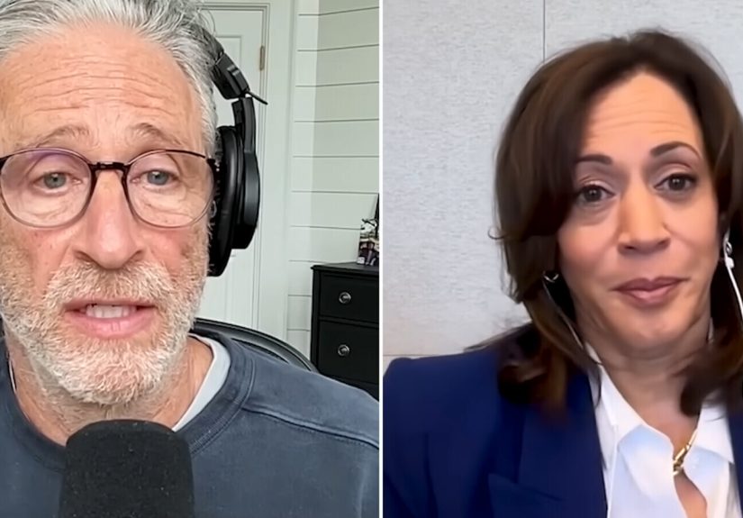 Jon Stewart Presses Kamala Harris on Joe Biden’s Competence