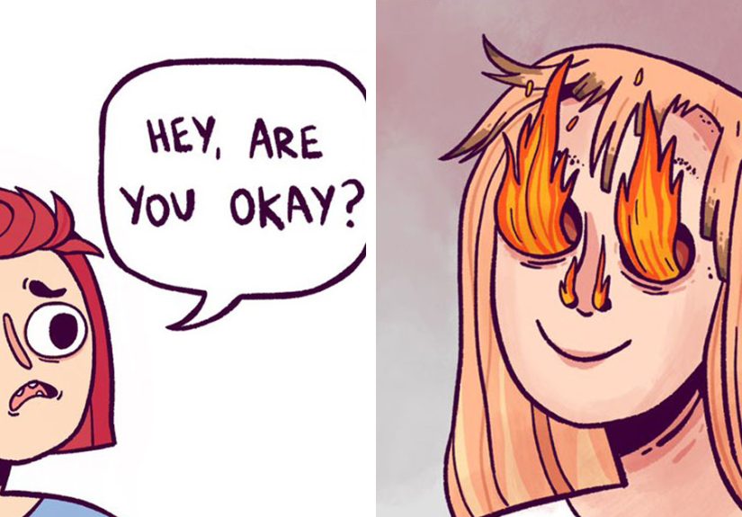Overthinking, Awkward Moments And Laughs: 26 Comics You’ll Probably Relate To