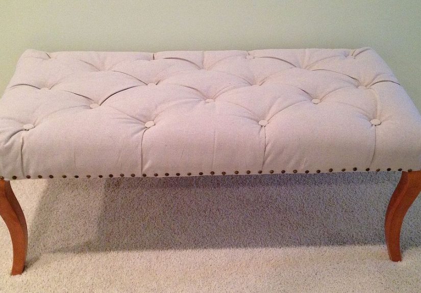 Salvaged Chair Legs Turned Into a Bench