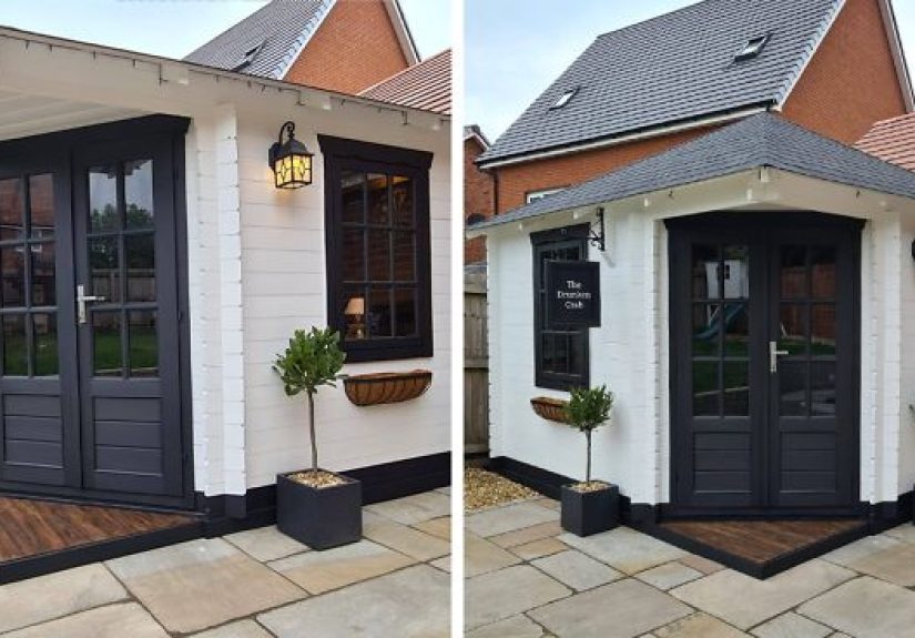 This Couple Builds A Stunning Mini Pub In A Garden