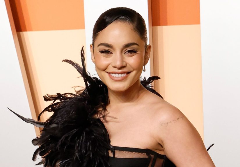 Vanessa Hudgens’ Neutral Cat-Eye Nails Are the Must-Have Mani This Fall