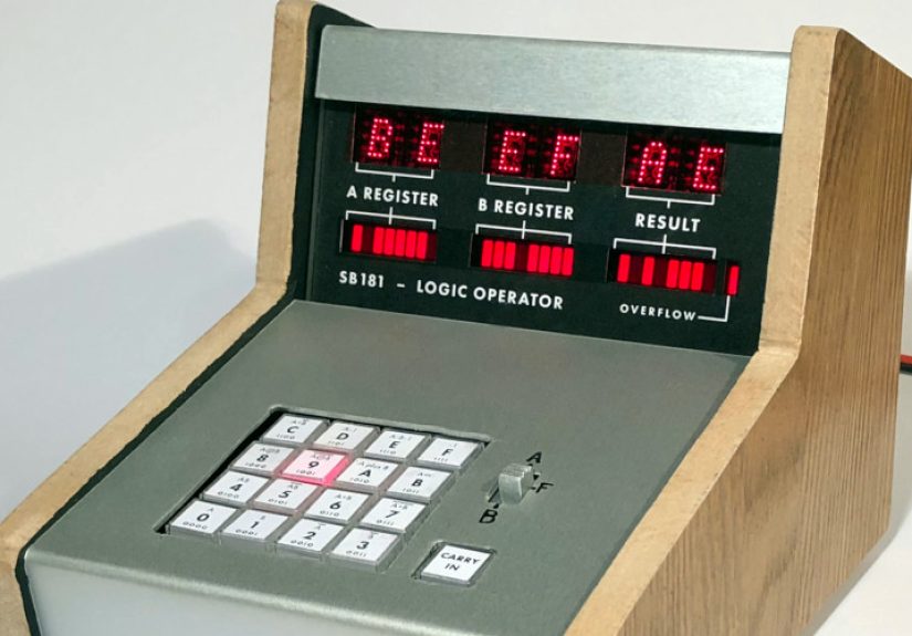 An ALU As A Desktop Calculator Has Stunning Style From Days Gone By