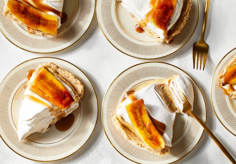 Bananas Foster Cream Pie Recipe