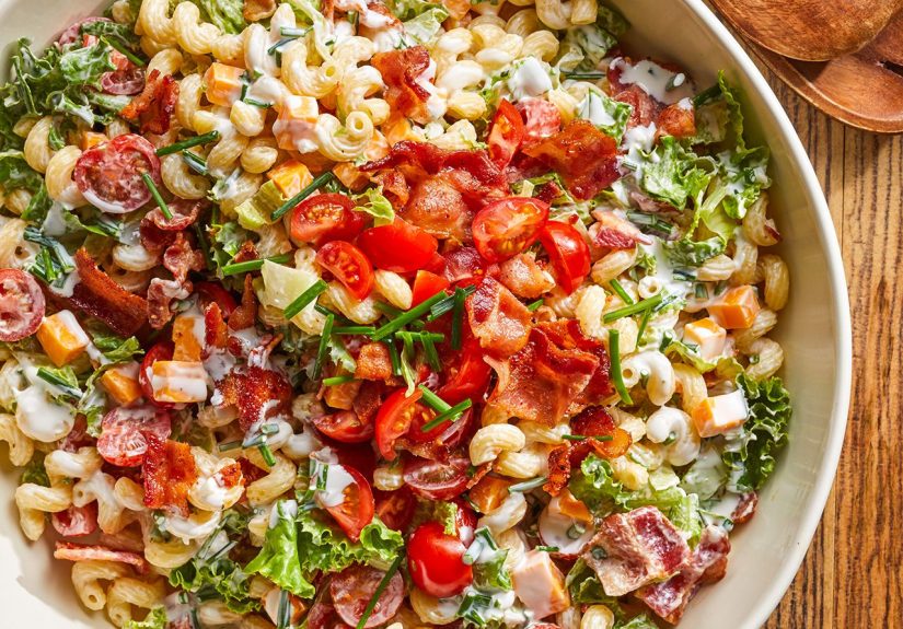 Creamy BLT Pasta Salad