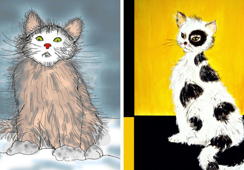 Here Are My 14 Drawings Of Cats