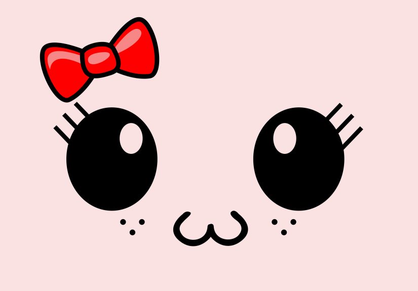 How to Draw a Cute Kawaii Face (Girl): 5 Steps