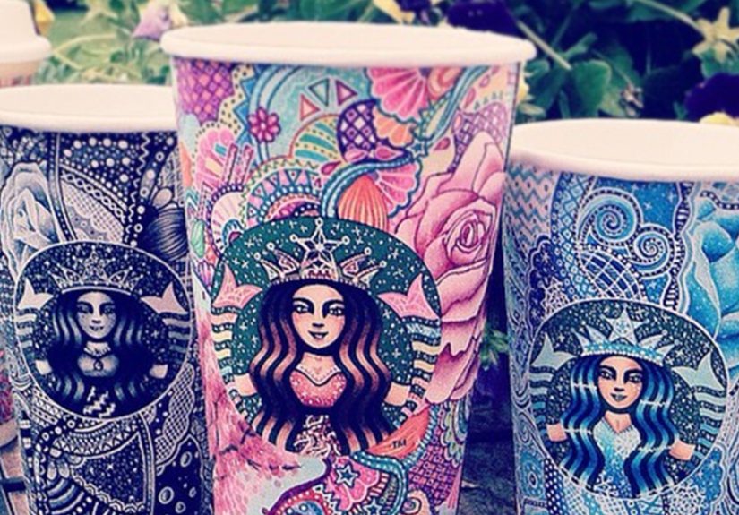 I Turn Starbucks Cups Into Art