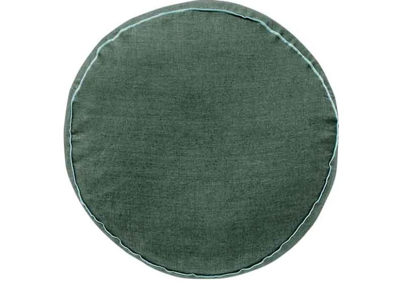 Mukesh Round Linen Cushion