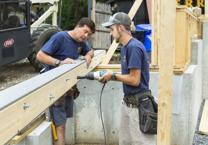 Sneak Peek: Brookline Kitchen Beams