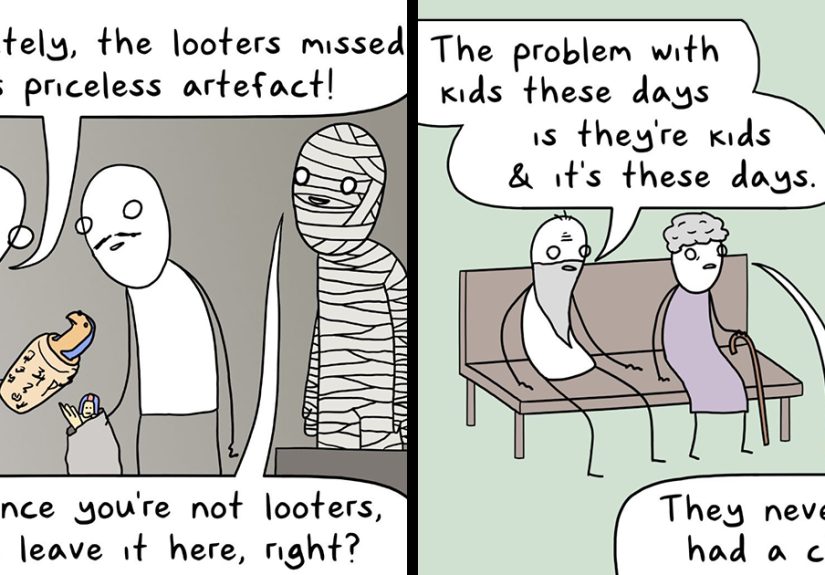 This Comic Artist Has The Ability To Create Funny And Minimalist Comics, And Here Are 35 Of The Best Ones