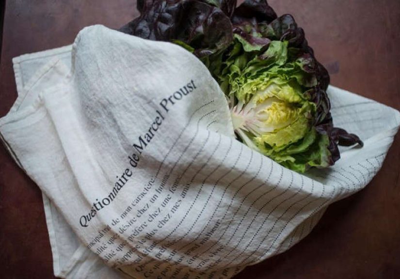 A New Line of Proustian Tea Towels, Paris Edition