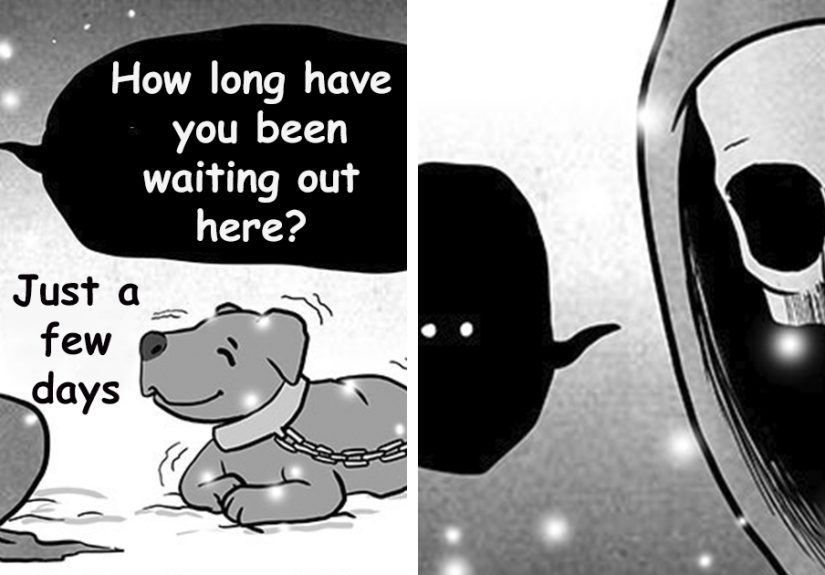 Artist Who Makes People Cry With Her Animal Comics Just Released A New Tragic One About A Freezing Dog