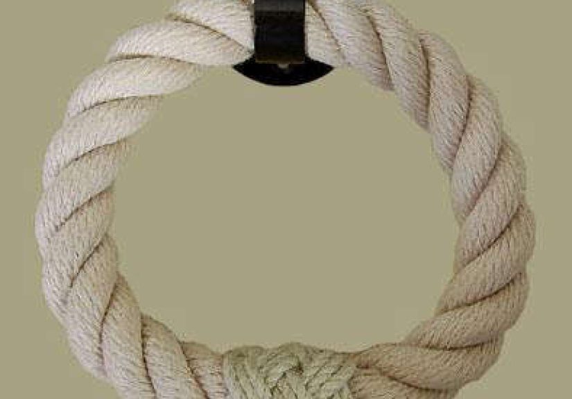Bath: Stonk Rope Towel Rail