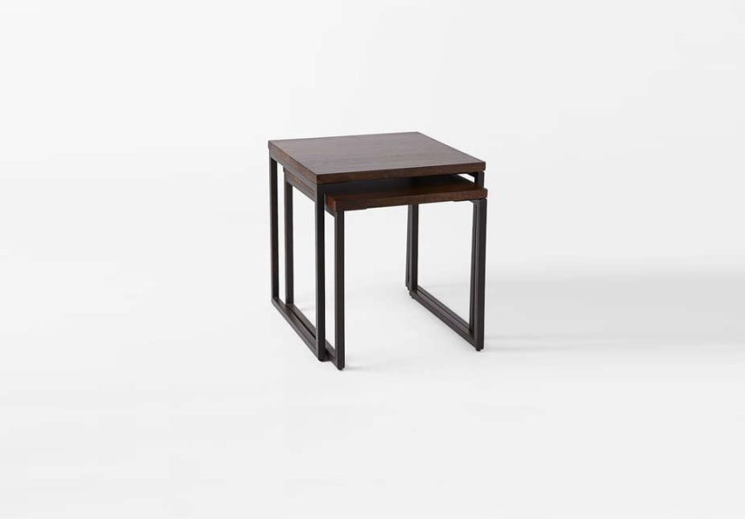 Box Frame Nesting Tables - Wood Top