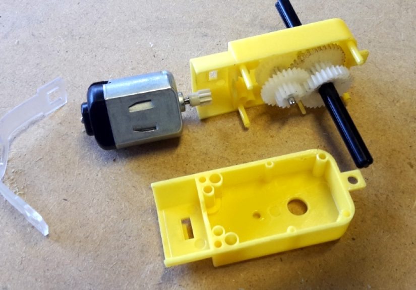 Converting A Robotic Motor For Lego Blocks