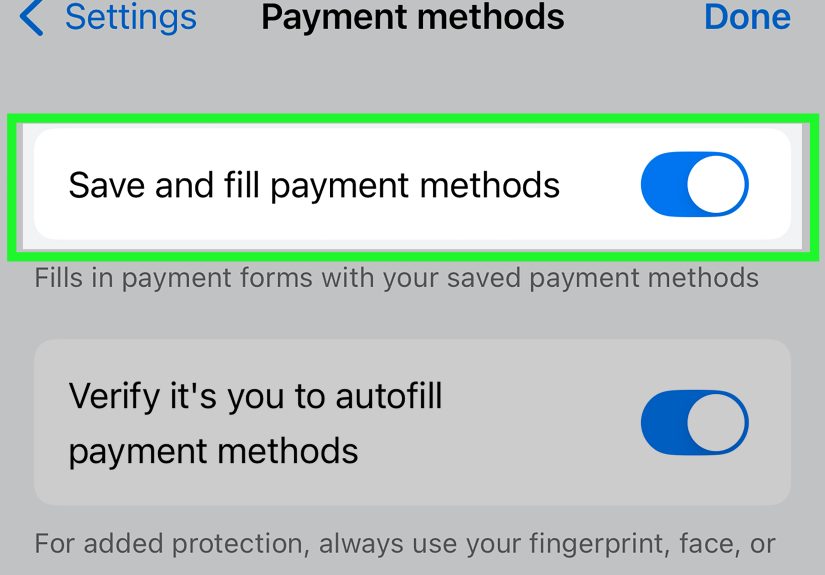 How to Change AutoFill Options on an iPhone
