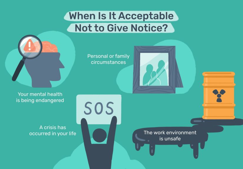 Is Quitting Without Notice Acceptable?