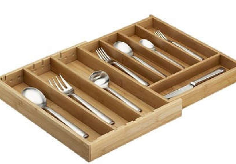 Kitchen Storage: Expandable Utensil Trays
