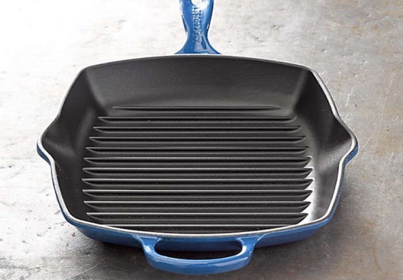 Le Creuset Signature Cast-Iron Square Grill Pan