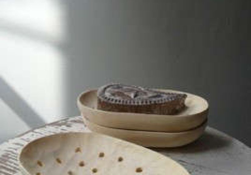 Lemon Wood Soap Dish