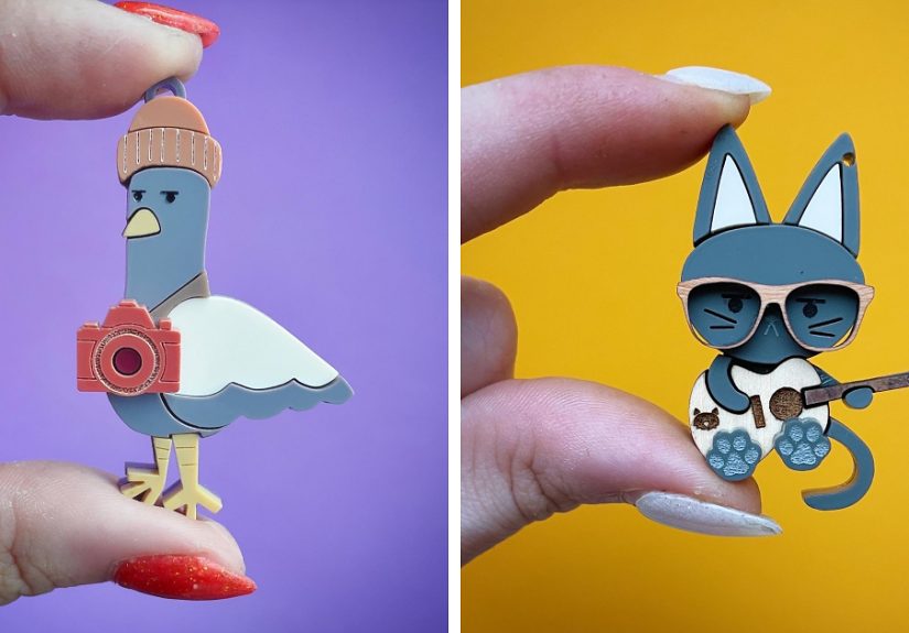 “Millennimals”: I Make Little Animals Out Of Acrylic With Specific Backstories