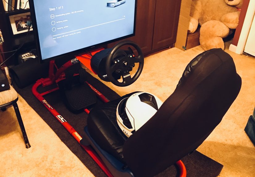 Racing Simulator Built From Scrapheap Finds
